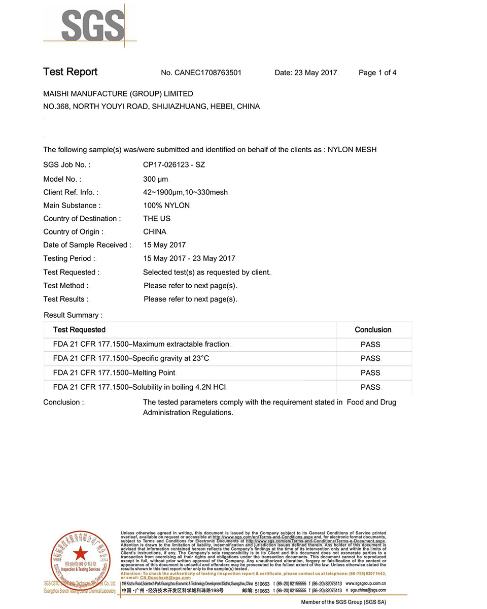 SGS Report