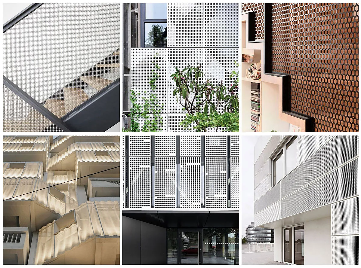 MAISHI architectural mesh facade interiors