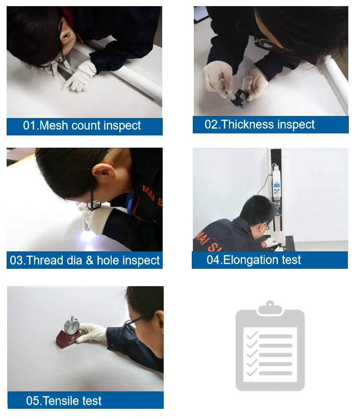 MAISHI nylon mesh inspection steps