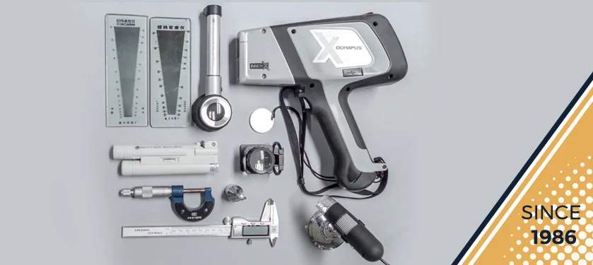 MAISHI XRF analyzer and gauges quality control