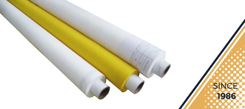 MAISHI yellow polyester screen printing mesh rolls